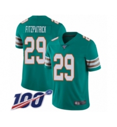 Youth Nike Miami Dolphins #29 Minkah Fitzpatrick Aqua Green Alternate Vapor Untouchable Limited Player 100th Season NFL Jersey