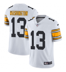 Men's Nike Pittsburgh Steelers #13 James Washington White Vapor Untouchable Limited Player NFL Jersey