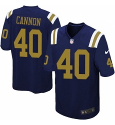 Youth Nike New York Jets #40 Trenton Cannon Limited Navy Blue Alternate NFL Jersey