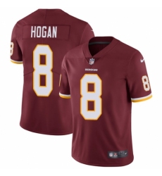 Youth Nike Washington Redskins #8 Kevin Hogan Burgundy Red Team Color Vapor Untouchable Limited Player NFL Jersey