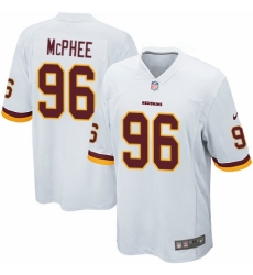 Men's Nike Washington Redskins #96 Pernell McPhee Game White NFL Jersey