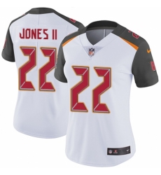 Women's Nike Tampa Bay Buccaneers #22 Ronald Jones II White Vapor Untouchable Elite Player NFL Jersey