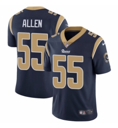 Youth Nike Los Angeles Rams #55 Brian Allen Navy Blue Team Color Vapor Untouchable Limited Player NFL Jersey