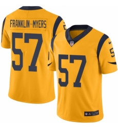 Youth Nike Los Angeles Rams #57 John Franklin-Myers Limited Gold Rush Vapor Untouchable NFL Jersey