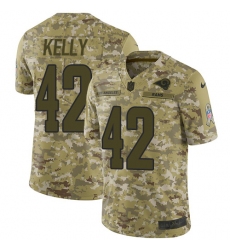 Men's Nike Los Angeles Rams #42 John Kelly Limited Camo 2018 Salute to Service NFL Jersey