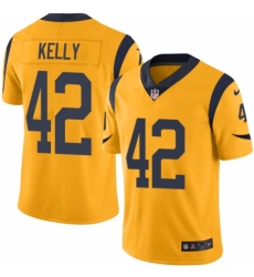 Men's Nike Los Angeles Rams #42 John Kelly Limited Gold Rush Vapor Untouchable NFL Jersey