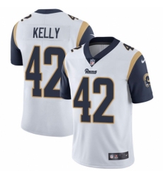 Men's Nike Los Angeles Rams #42 John Kelly White Vapor Untouchable Limited Player NFL Jersey