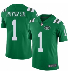 Youth Nike New York Jets #1 Terrelle Pryor Sr. Limited Green Rush Vapor Untouchable NFL Jersey