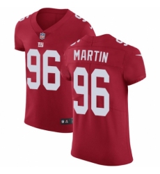 Men's Nike New York Giants #96 Kareem Martin Red Alternate Vapor Untouchable Elite Player NFL Jersey