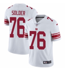 Youth Nike New York Giants #76 Nate Solder White Vapor Untouchable Limited Player NFL Jersey