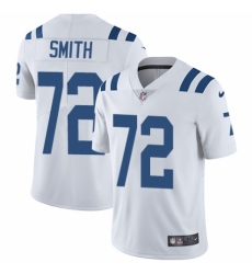 Men's Nike Indianapolis Colts #72 Braden Smith White Vapor Untouchable Limited Player NFL Jersey