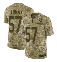 Men's Nike Indianapolis Colts #57 Kemoko Turay Limited Camo 2018 Salute to Service NFL Jersey