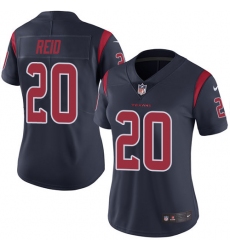 Women's Nike Houston Texans #20 Justin Reid Limited Navy Blue Rush Vapor Untouchable NFL Jersey
