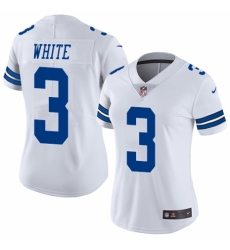 Women's Nike Dallas Cowboys #3 Mike White Vapor Untouchable Limited Player NFL Jersey