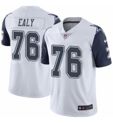 Youth Nike Dallas Cowboys #76 Kony Ealy Limited White Rush Vapor Untouchable NFL Jersey