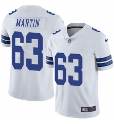 Youth Nike Dallas Cowboys #63 Marcus Martin White Vapor Untouchable Limited Player NFL Jersey