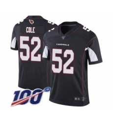 Men's Arizona Cardinals #52 Mason Cole Black Alternate Vapor Untouchable Limited Player 100th Season Football Jersey