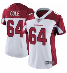 Women's Nike Arizona Cardinals #64 Mason Cole White Vapor Untouchable Limited Player NFL Jersey