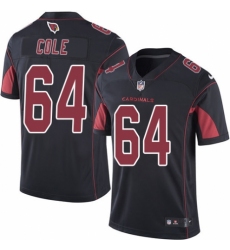 Youth Nike Arizona Cardinals #64 Mason Cole Limited Black Rush Vapor Untouchable NFL Jersey