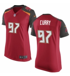 Women's Nike Tampa Bay Buccaneers #97 Vinny Curry Game Red Team Color NFL Jersey