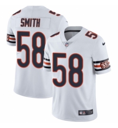 Men's Nike Chicago Bears #58 Roquan Smith White Vapor Untouchable Limited Player NFL Jersey