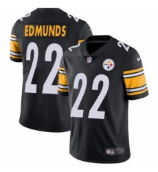 Men's Nike Pittsburgh Steelers #22 Terrell Edmunds Black Team Color Vapor Untouchable Limited Player NFL Jersey