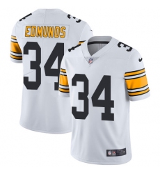 Youth Nike Pittsburgh Steelers #34 Terrell Edmunds White Vapor Untouchable Limited Player NFL Jersey