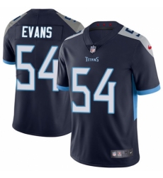 Men's Nike Tennessee Titans #54 Rashaan Evans Navy Blue Team Color Vapor Untouchable Limited Player NFL Jersey