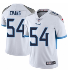 Men's Nike Tennessee Titans #54 Rashaan Evans White Vapor Untouchable Limited Player NFL Jersey