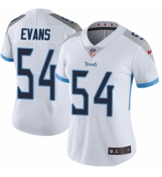 Women's Nike Tennessee Titans #54 Rashaan Evans White Vapor Untouchable Limited Player NFL Jersey