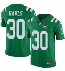 Youth Nike New York Jets #30 Thomas Rawls Limited Green Rush Vapor Untouchable NFL Jersey