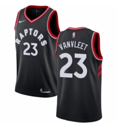 Men's Nike Toronto Raptors #23 Fred VanVleet Swingman Black NBA Jersey Statement Edition