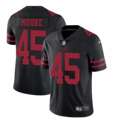 Youth Nike San Francisco 49ers #45 Tarvarius Moore Black Vapor Untouchable Limited Player NFL Jersey