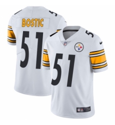 Youth Nike Pittsburgh Steelers #51 Jon Bostic White Vapor Untouchable Limited Player NFL Jersey