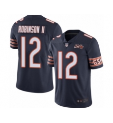 Youth Chicago Bears #12 Allen Robinson Navy Blue Team Color 100th Season Limited Football Jersey