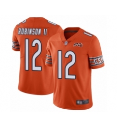 Youth Chicago Bears #12 Allen Robinson Orange Alternate 100th Season Limited Football Jersey