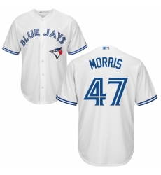 Youth Majestic Toronto Blue Jays #47 Jack Morris Authentic White Home MLB Jersey