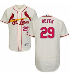Men's Majestic St. Louis Cardinals #29 lex Reyes Cream Alternate Flex Base Authentic Collection MLB Jersey