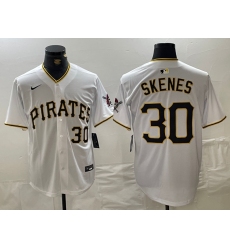Men's Pittsburgh Pirates #30 Paul Skenes Nike White Home Limited Player Jersey