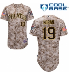 Men's Majestic Pittsburgh Pirates #19 Colin Moran Replica Camo Alternate Cool Base MLB Jersey