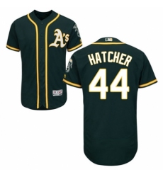 Men's Majestic Oakland Athletics #44 Chris Hatcher Green Alternate Flex Base Authentic Collection MLB Jersey
