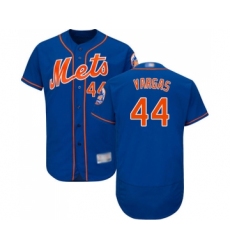 Men's New York Mets #44 Jason Vargas Royal Blue Alternate Flex Base Authentic Collection Baseball Jersey