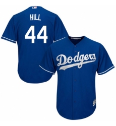 Men's Majestic Los Angeles Dodgers #44 Rich Hill Replica Royal Blue Alternate Cool Base MLB Jersey