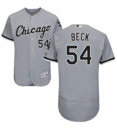 Men's Majestic Chicago White Sox #54 Chris Beck Grey Road Flex Base Authentic Collection MLB Jersey