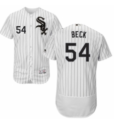 Men's Majestic Chicago White Sox #54 Chris Beck White Home Flex Base Authentic Collection MLB Jersey