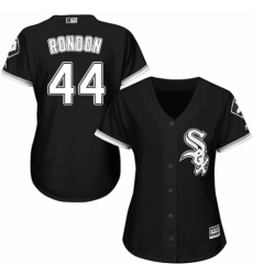 Women's Majestic Chicago White Sox #44 Bruce Rondon Authentic Black Alternate Home Cool Base MLB Jersey
