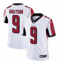 Men's Nike Atlanta Falcons #9 Garrett Grayson White Vapor Untouchable Limited Player NFL Jersey