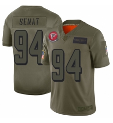 Youth Atlanta Falcons #94 Deadrin Senat Limited Camo 2019 Salute to Service Football Jersey