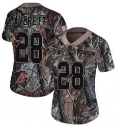 Women's Nike Baltimore Ravens #28 Anthony Averett Limited Camo Salute to Service NFL Jersey