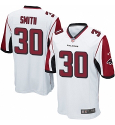 Men's Nike Atlanta Falcons #30 Ito Smith Game White NFL Jersey